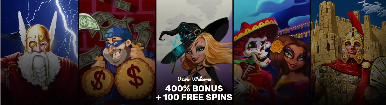 Ozwin welcome bonus